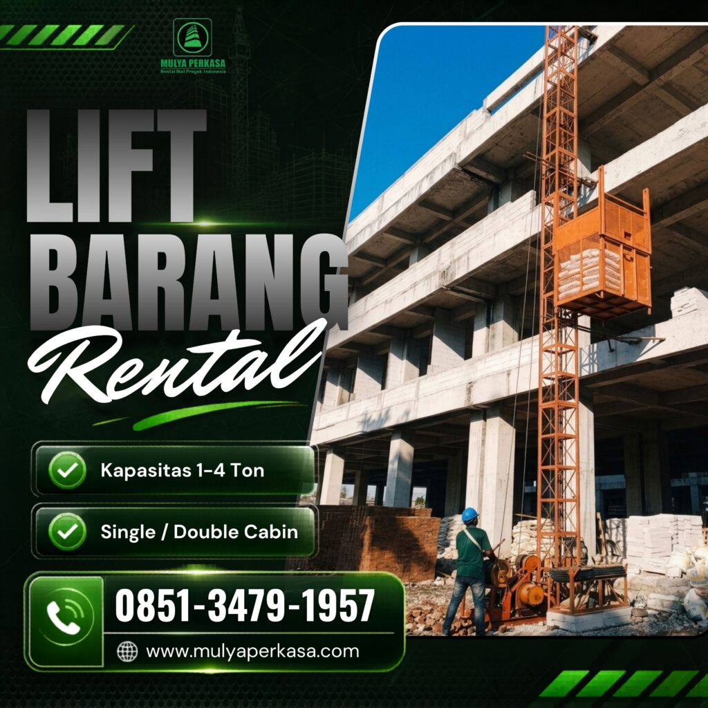 Rental lift barang Cirebon dengan pemasangan cepat
