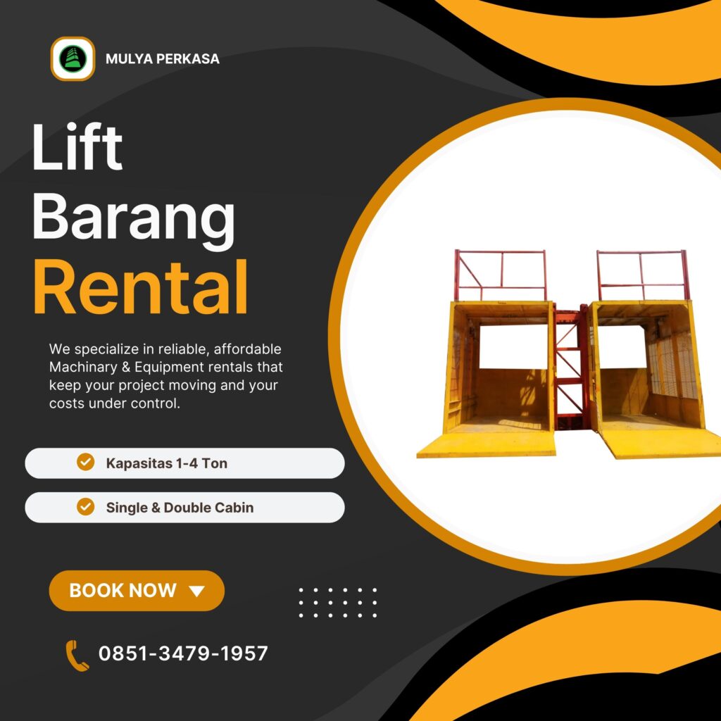 Sewa Lift Barang Surabaya