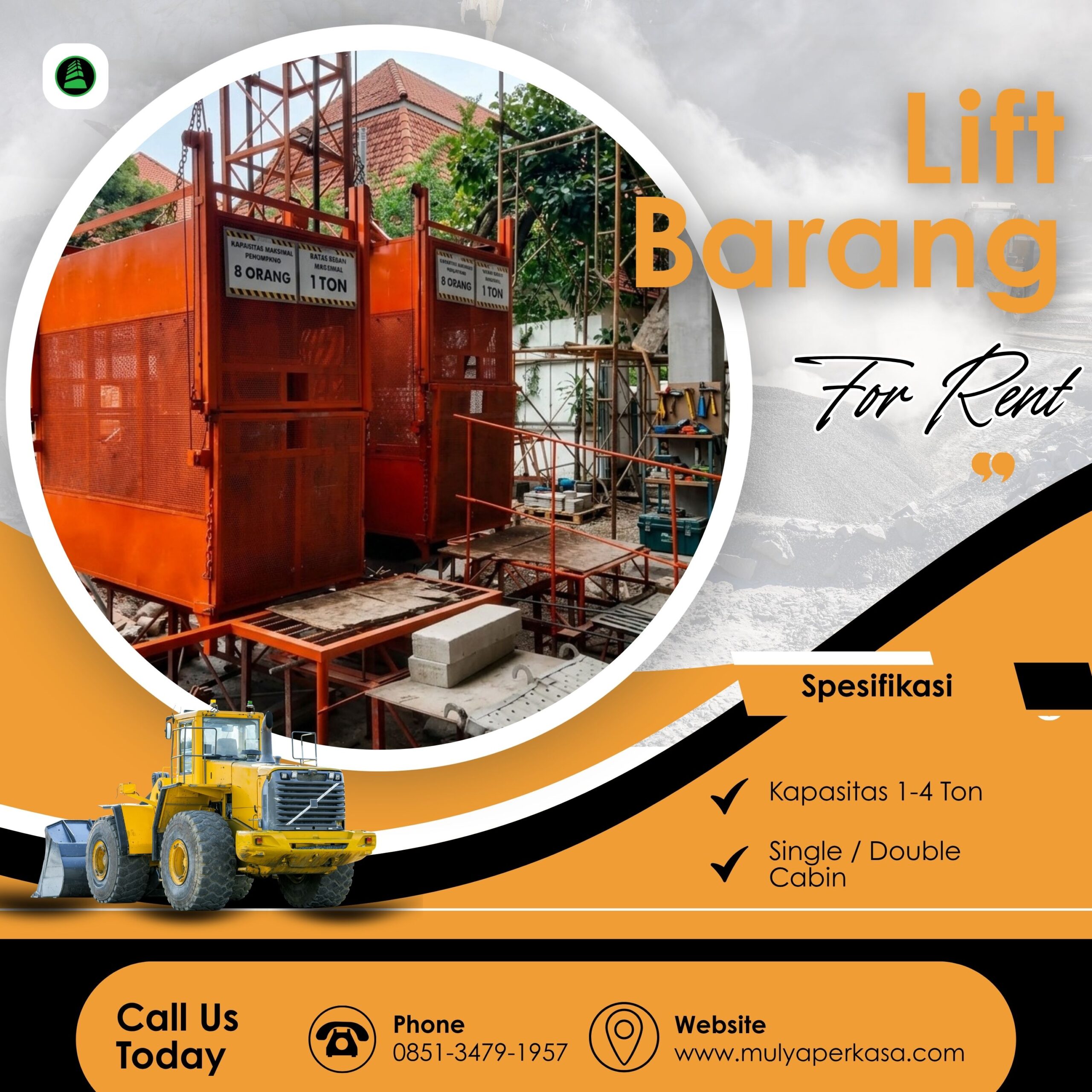 Rental Sewa Lift Barang Makassar