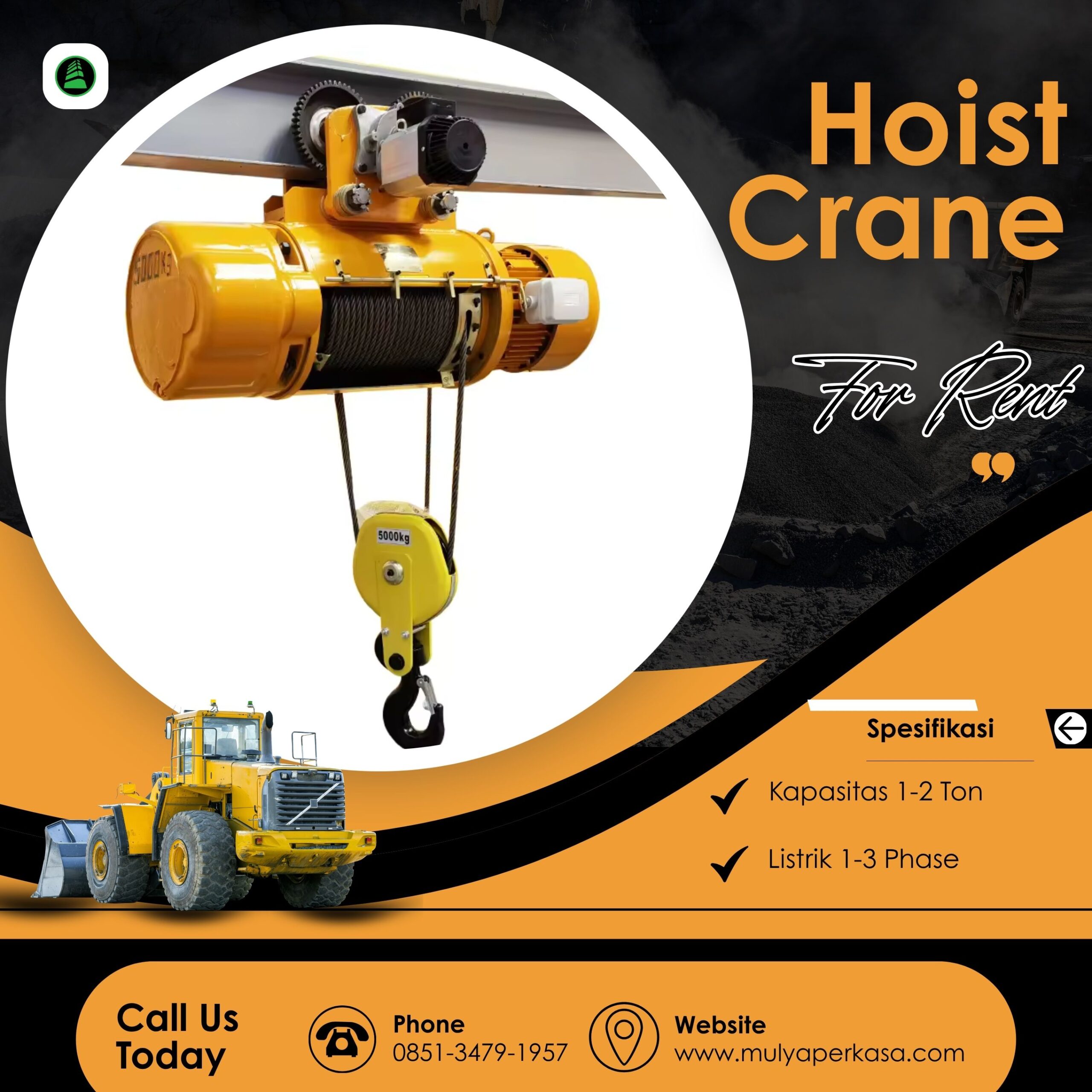 Sewa Hoist Crane Jakarta Barat