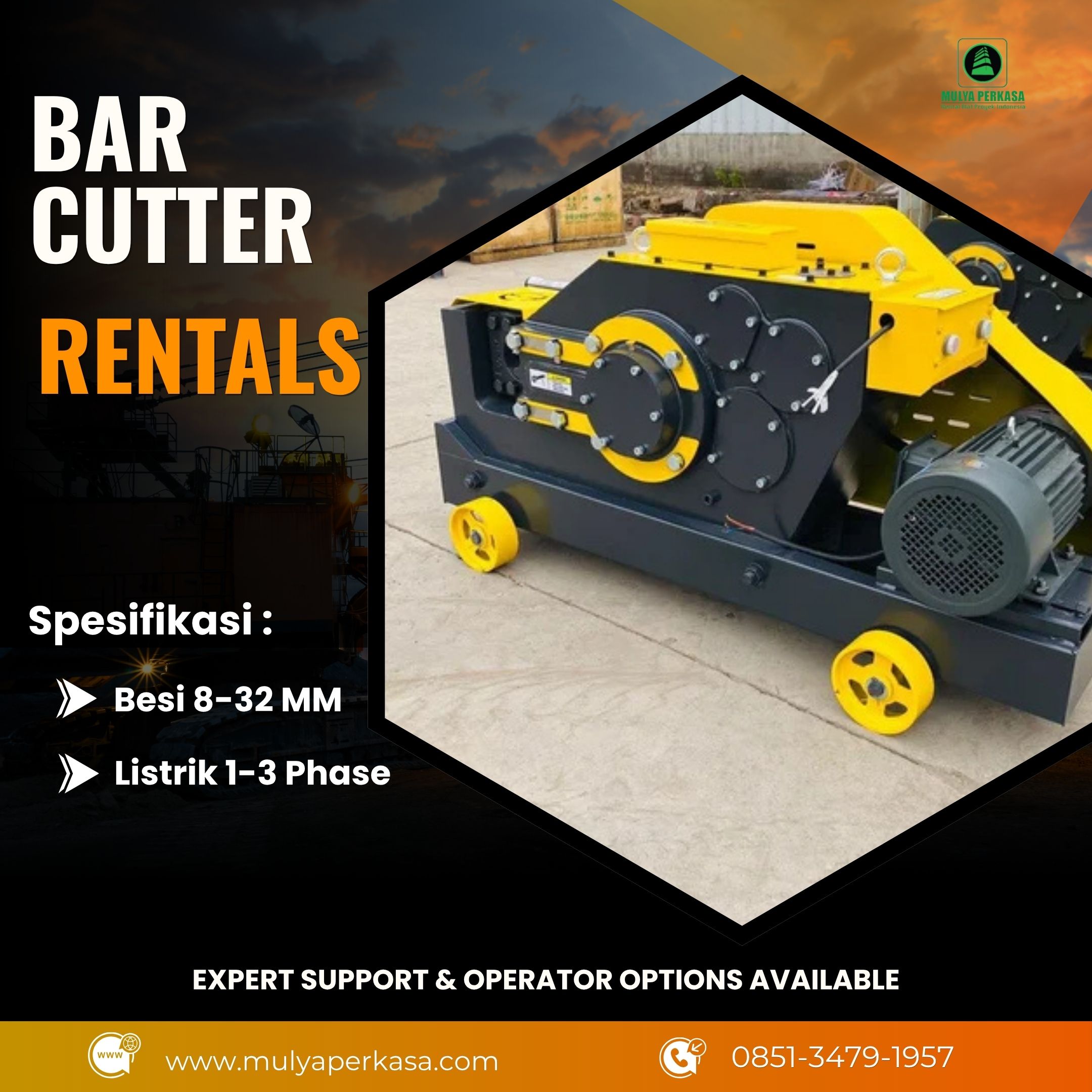 Sewa Bar Cutter Pontianak