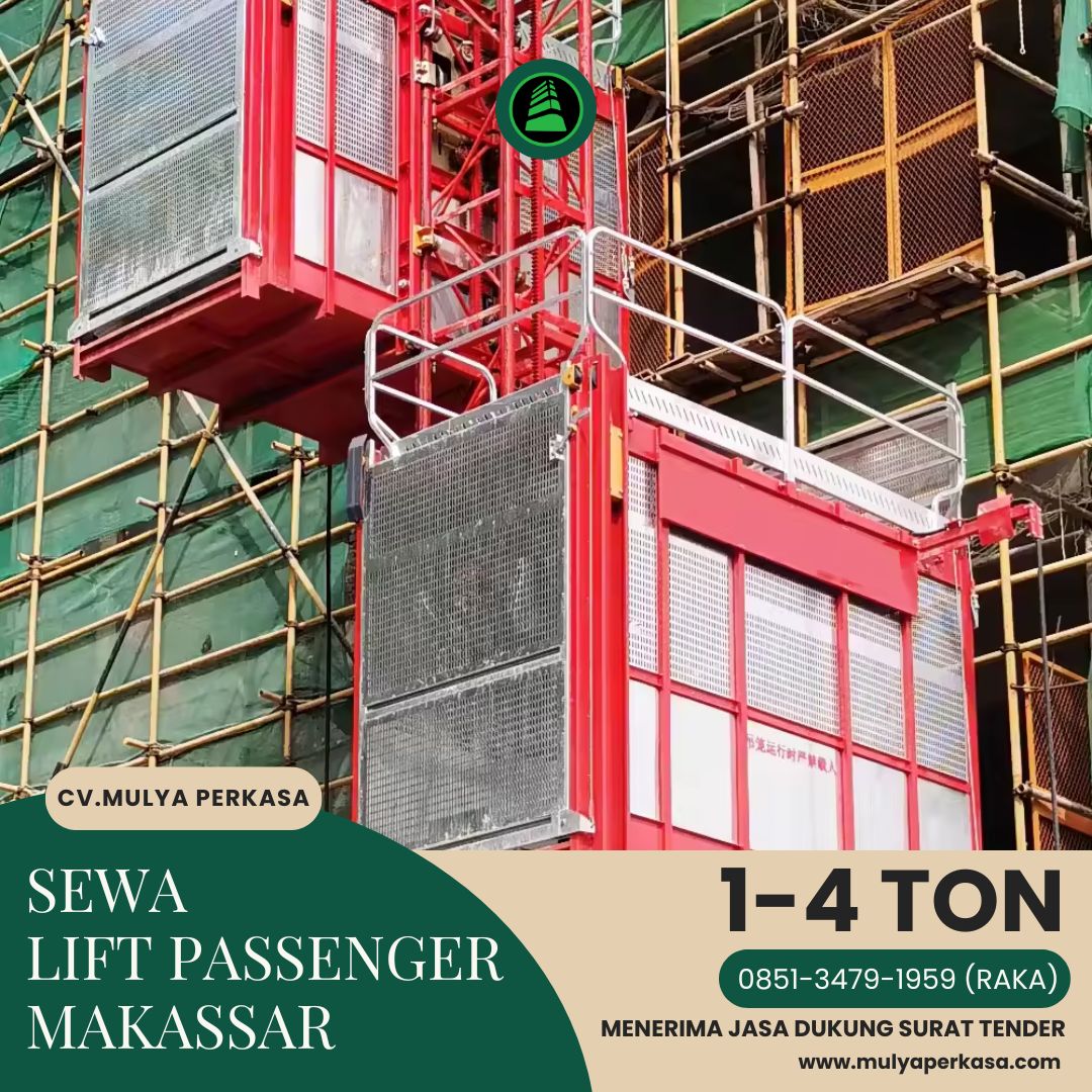 Rental Lift Passenger Makassar 1-4 Ton | Profesional