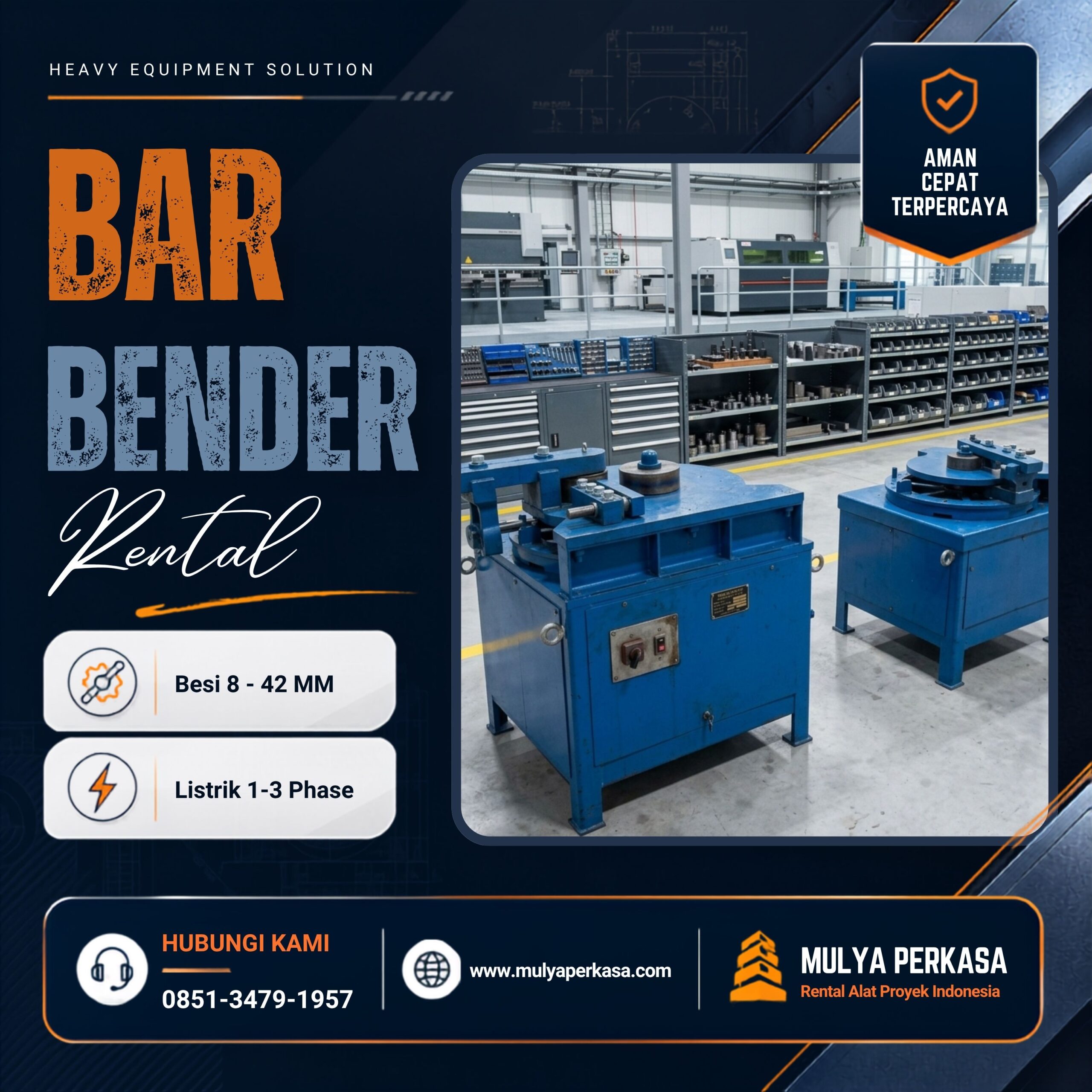 Sewa Bar Bender Semarang Penunjang Produktivitas Proyek