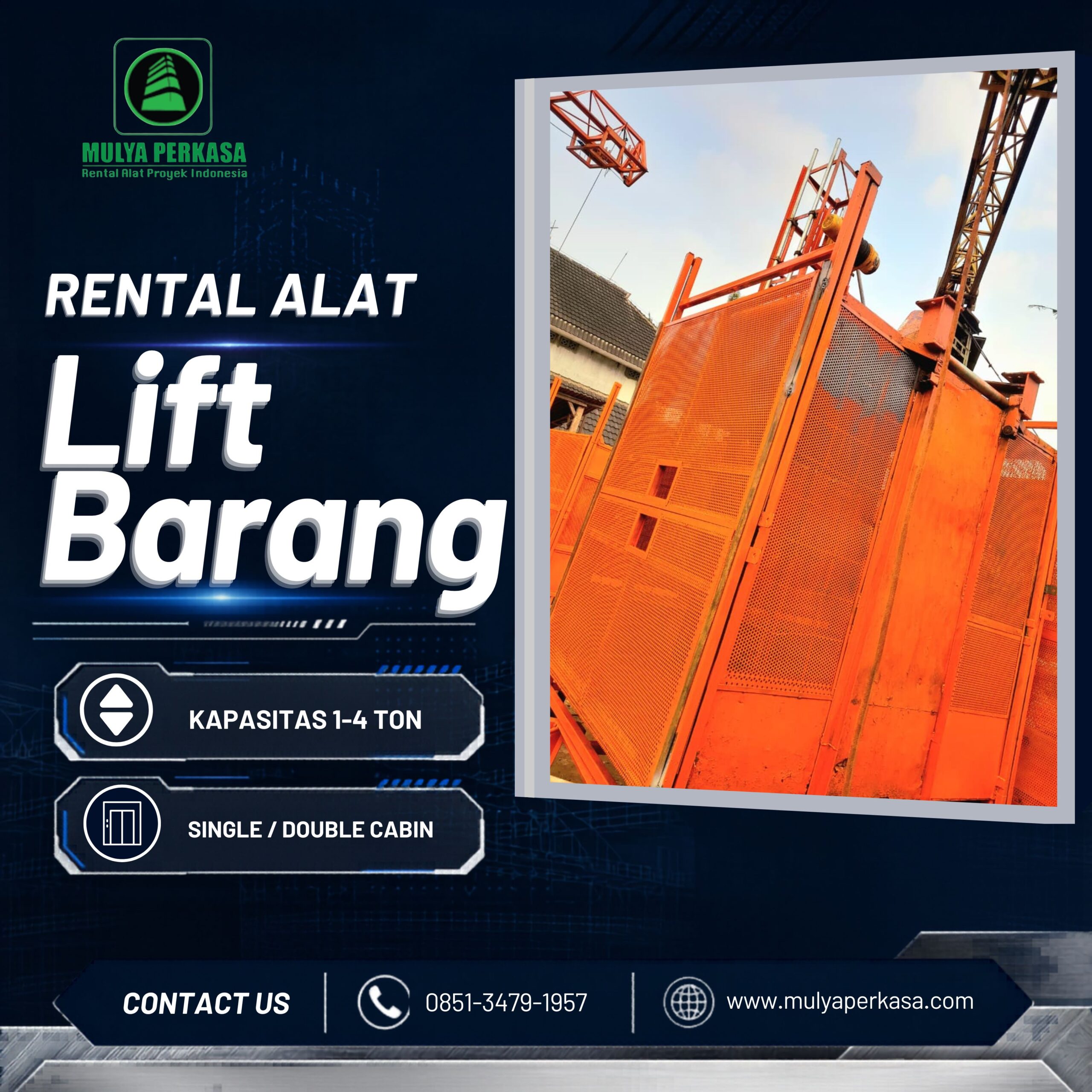 Sewa Lift Barang Pekanbaru