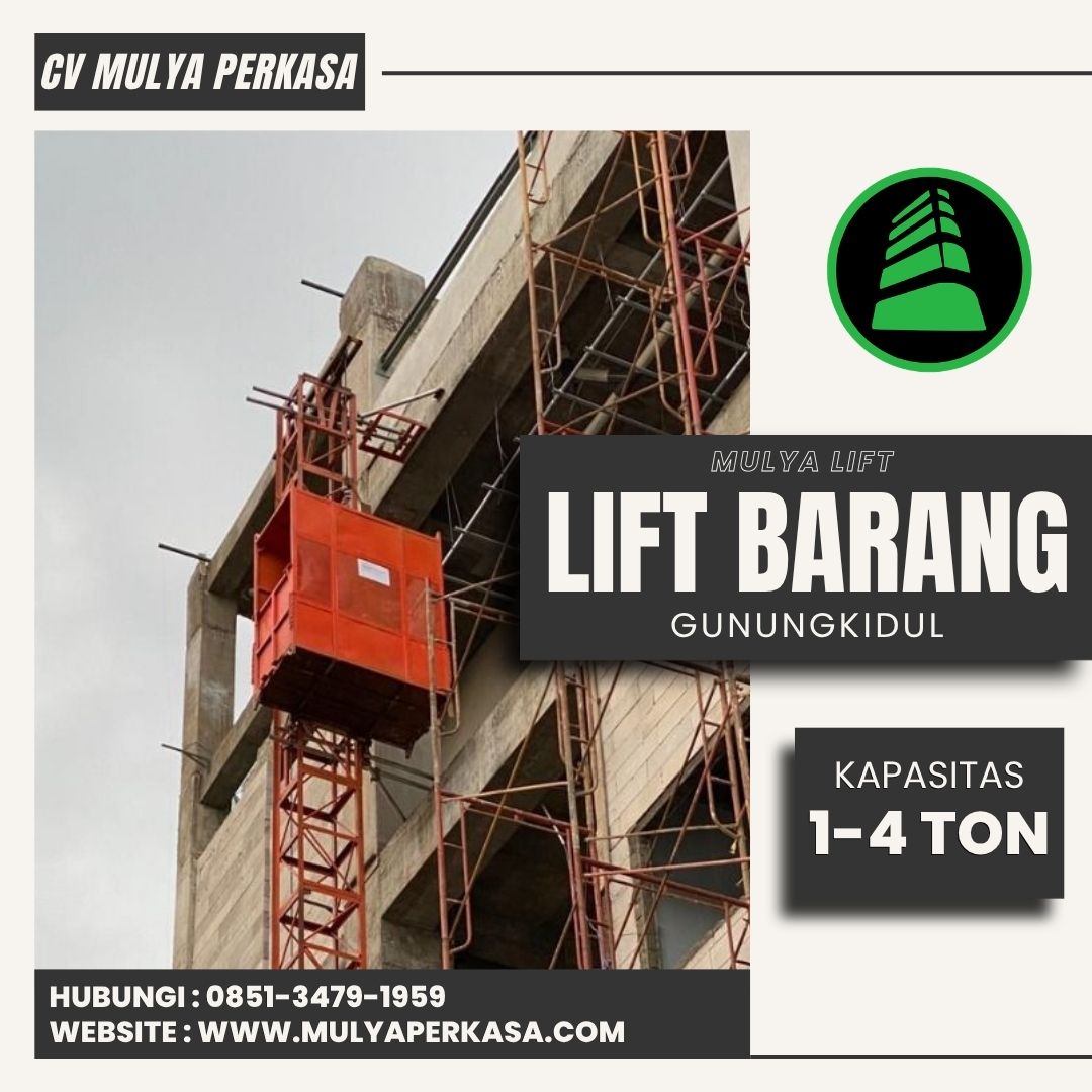 Sewa Lift Barang Gunungkidul