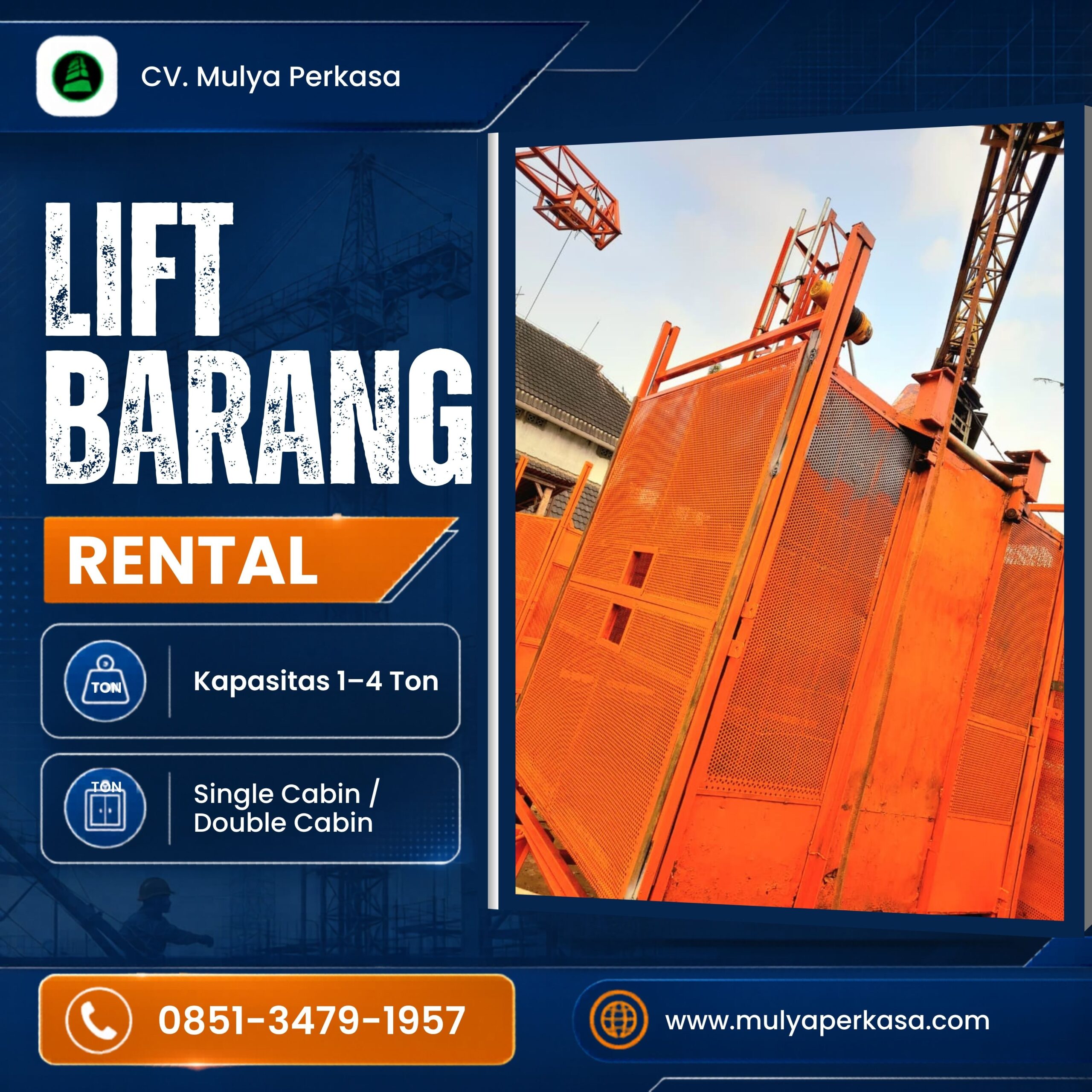 Sewa Lift Barang Manado