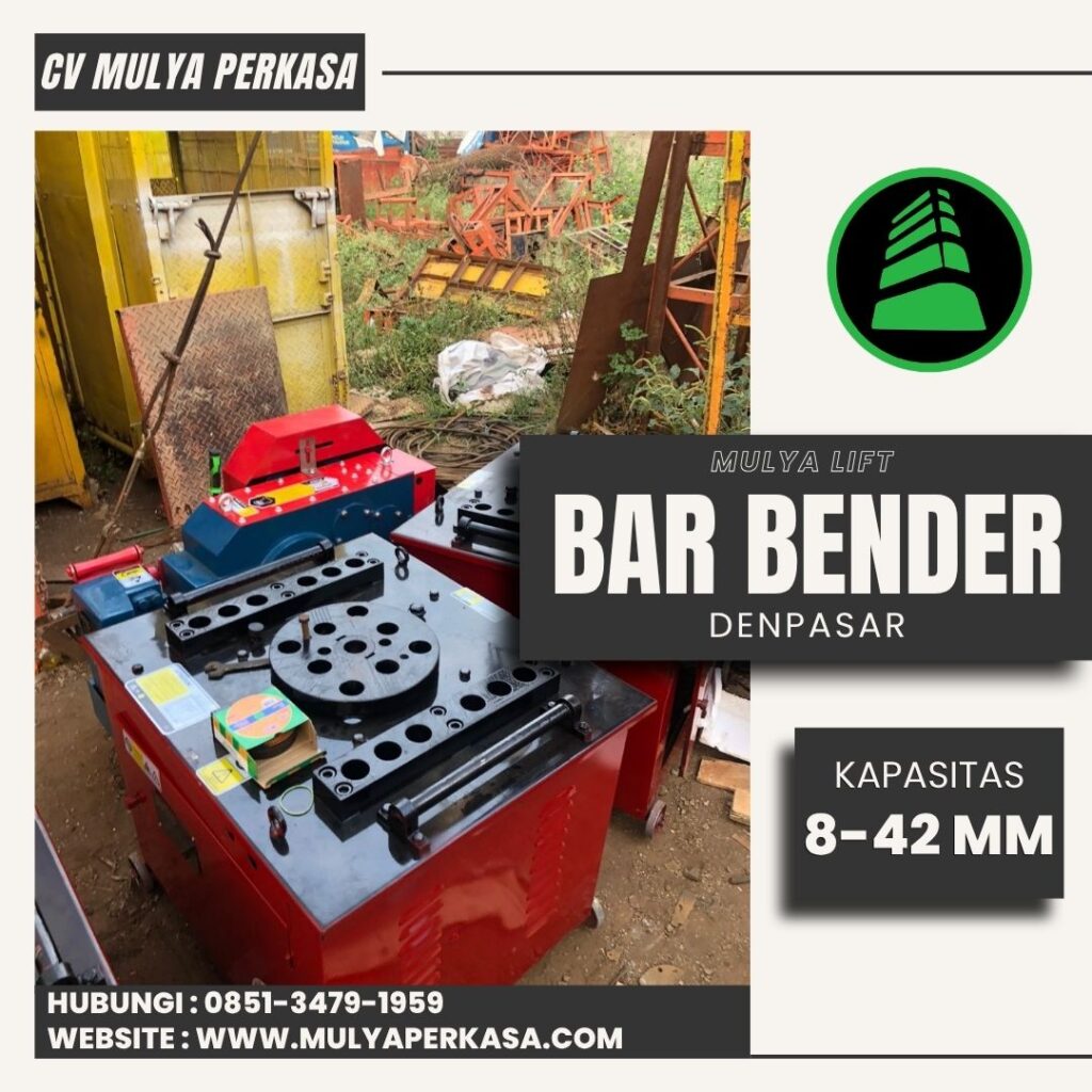 rental bar bender dan cutter denpasar