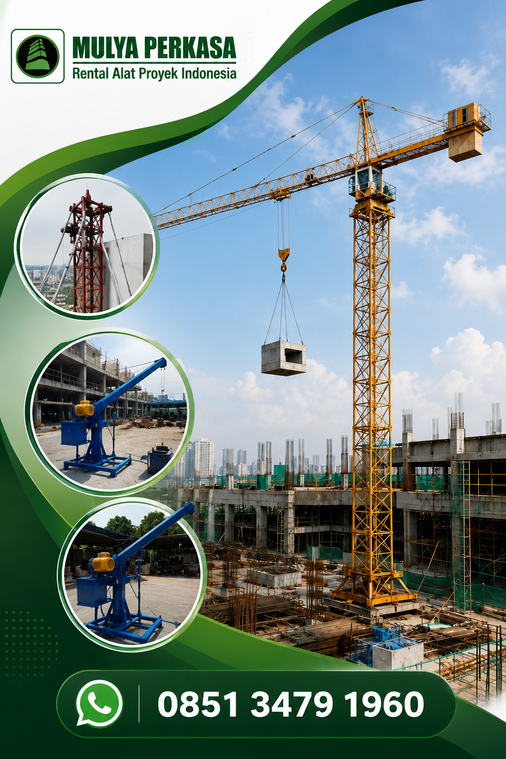 Sewa Tower Crane Indonesia