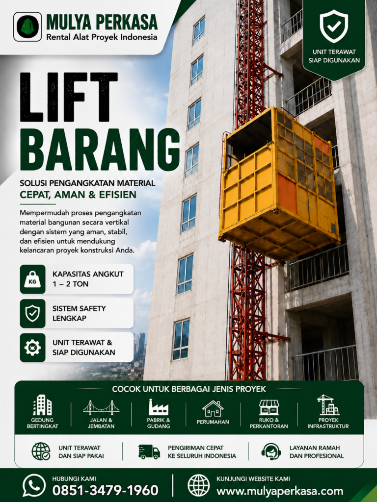 Sewa lift barang Tabanan Bali 1-5 ton