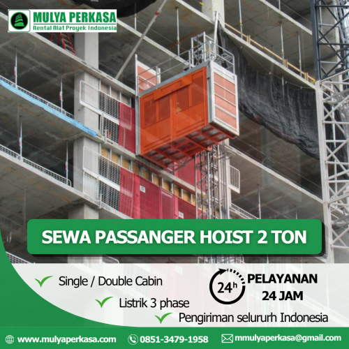 Sewa Passanger Hoist Sidoarjo