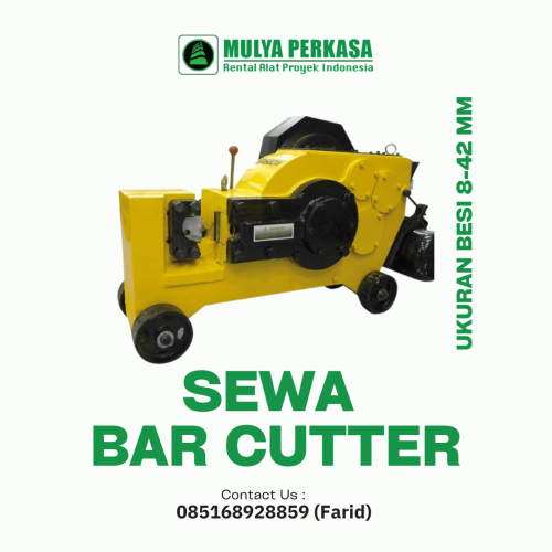 Sewa Bar Cutter Semarang Besi 8-42 mm – Alat Pemotong Besi Kuat dan Presisi
