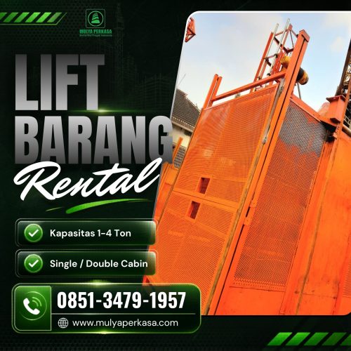 Sewa lift material Bekasi aman dan efisien untuk proyek pembangunan.