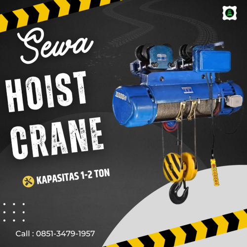Sewa Hoist Crane Kota Jakarta 1-2 Ton | Mini Crane Pilihan Tepat Kontraktor
