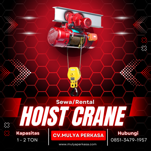 Jasa Sewa Hoist Crane Pekalongan 1-2 Ton | Harga Terjangkau dan Siap Kerja