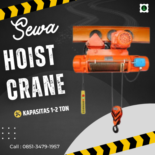 Sewa Hoist Crane Sidoarjo 1-2 Ton | Mini Crane Pilihan Tepat Kontraktor