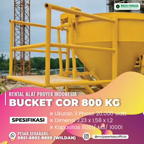 Sewa Bucket Cor Palembang
