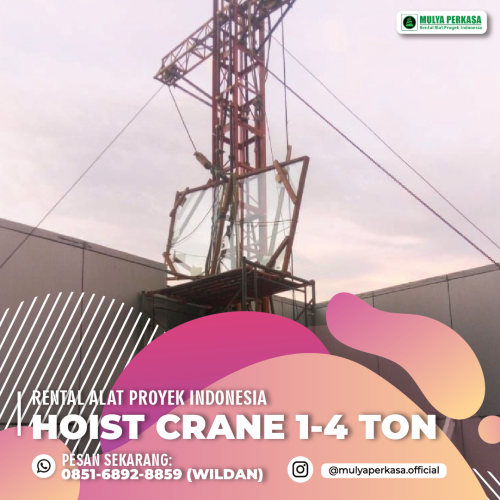 sewa hoist crane murah di Medan