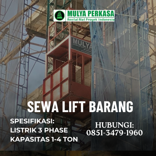 sewa lift barang