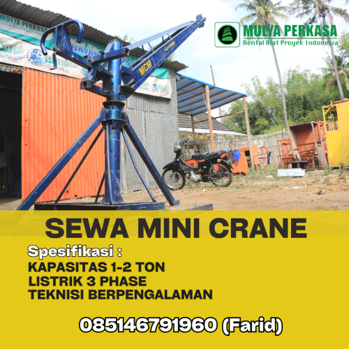 sewa mini crane bogor
