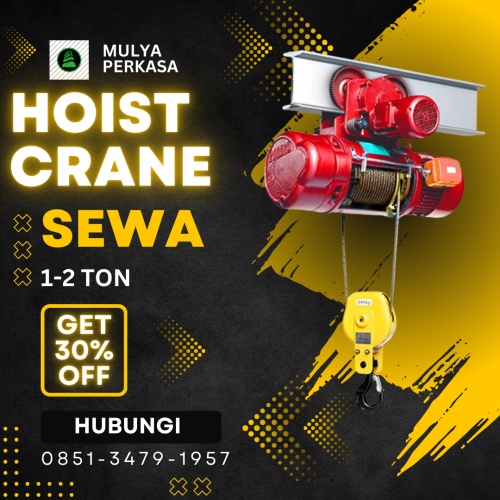 Jasa Sewa Hoist Crane Salatiga 1-2 Ton | Harga Terjangkau dan Siap Kerja