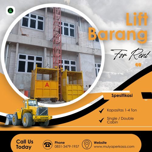Sewa Lift Barang Lampung Tengah