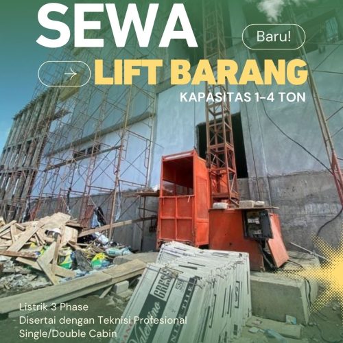 sewa lift barang Tangerang