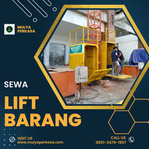 Jasa Sewa Lift Barang Pangkalpinang 1-4 Ton | Solusi Tangguh untuk Pengangkatan Material