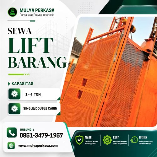 Rental Lift Barang Pontianak Kapasitas 1–4 Ton Terpercaya