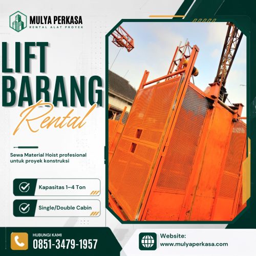Sewa Lift Barang Medan 1–4 Ton untuk Proyek