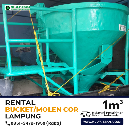 sewa bucket cor lampung