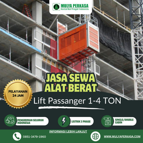 Sewa Lift Passenger Proyek Jakarta – Solusi Terpercaya Pengangkutan Material & Tenaga Kerja Efisien untuk Proyek Gedung – 085134791960