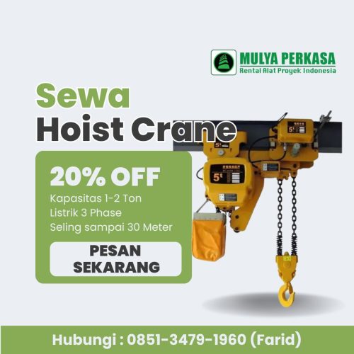 Sewa Hoist Crane Cilacap